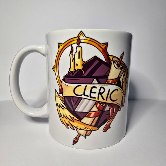 FRP Cleric Kupa – DND Temalı Seramik Kupa