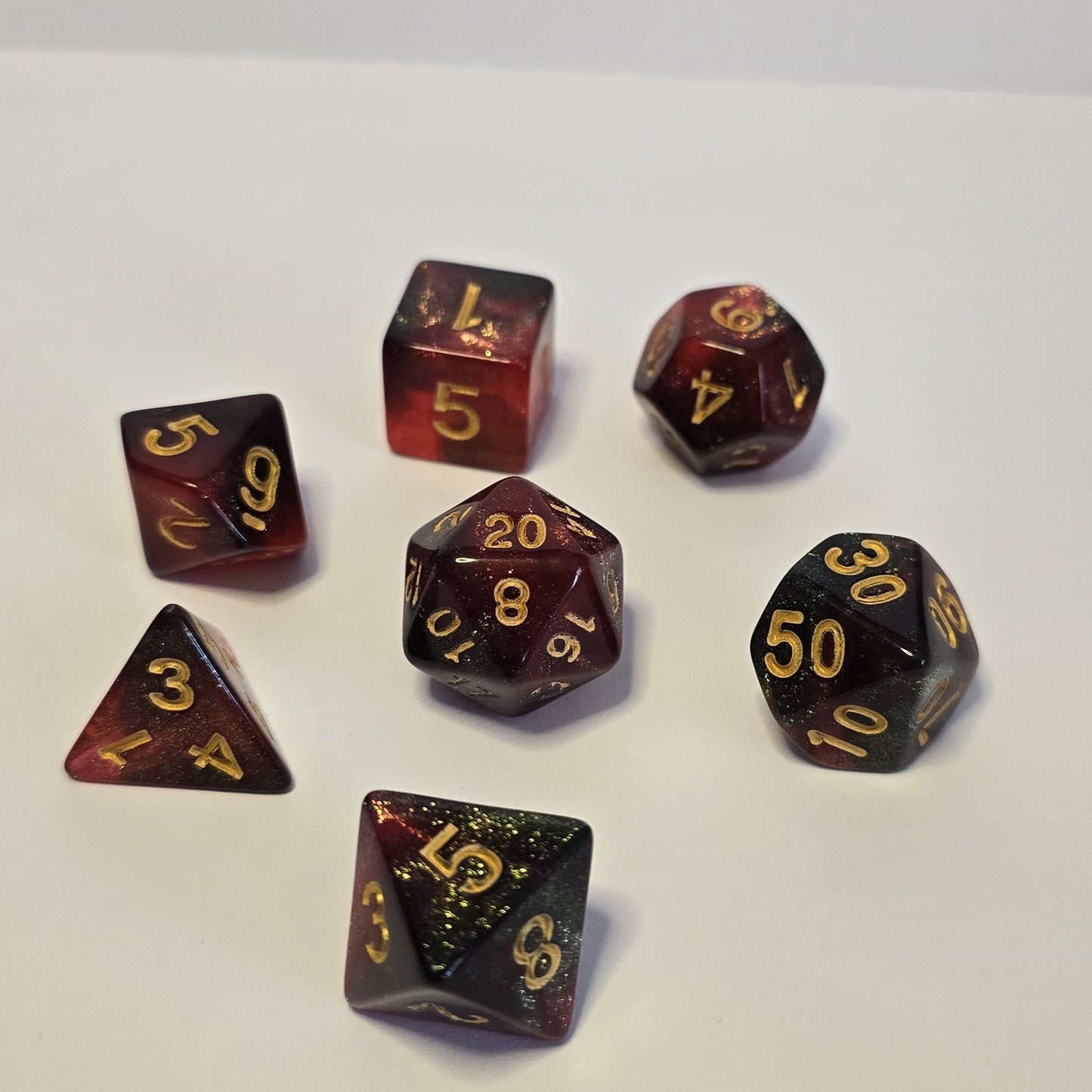 Dragon's Ember FRP Zar Seti – DND, RPG Dice Set