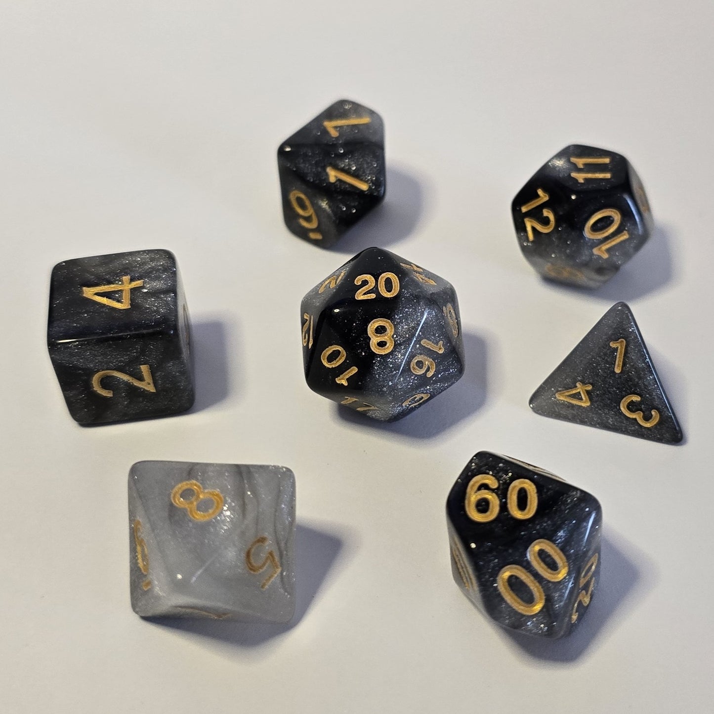 Moonstone Veil FRP Zar Seti – DND, RPG Dice Set