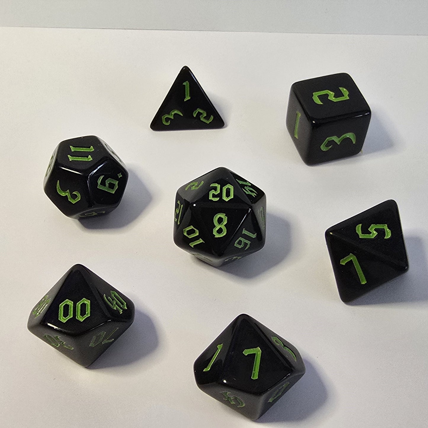 Venomshade FRP Zar Seti – DND, RPG Dice Set