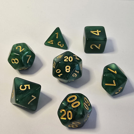 Verdant Veil FRP Zar Seti – DND, RPG Dice Set
