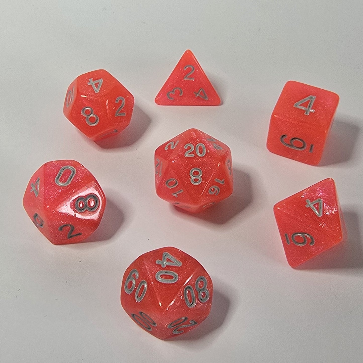 Coral Bloom FRP Zar Seti – DND, RPG Dice Set