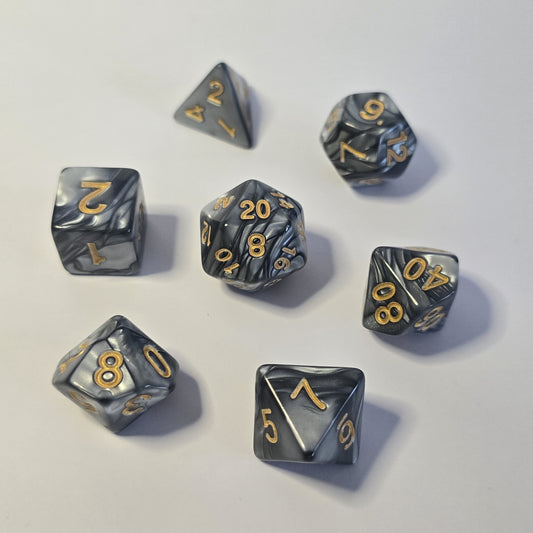 Stormsteel FRP Zar Seti – DND, RPG Dice Set
