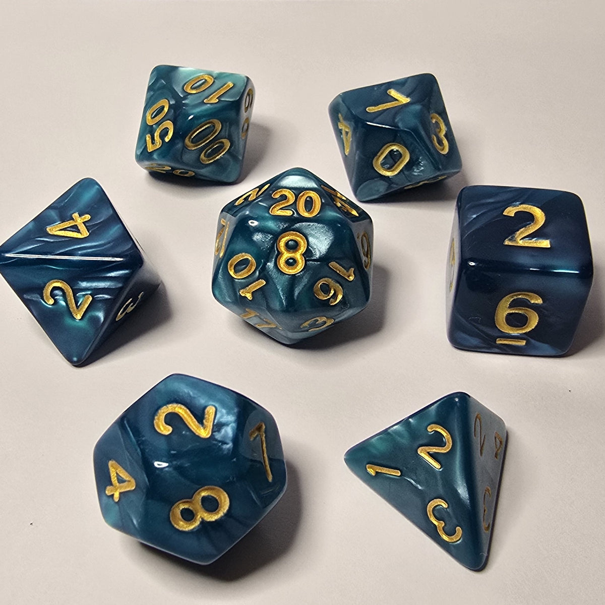 Oceanic Dream Zar Seti – DND, RPG Dice Seti