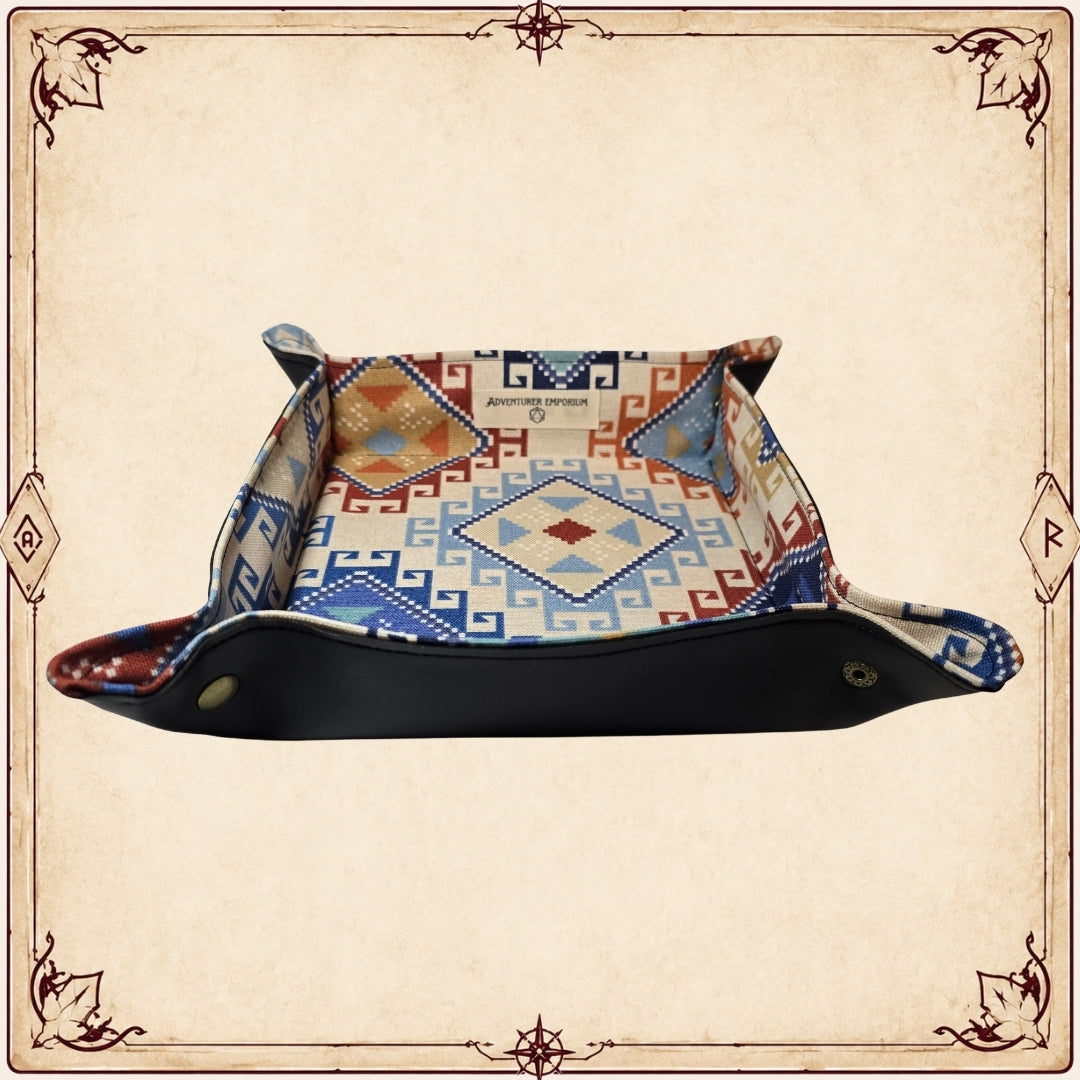 Etnik Dice Tray-Zar Tepsisi