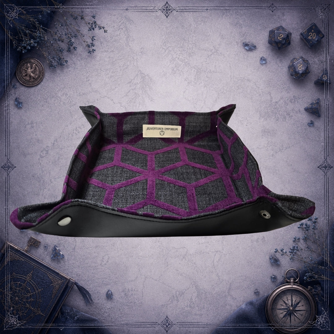 Dice Tray – Mor Geometrik