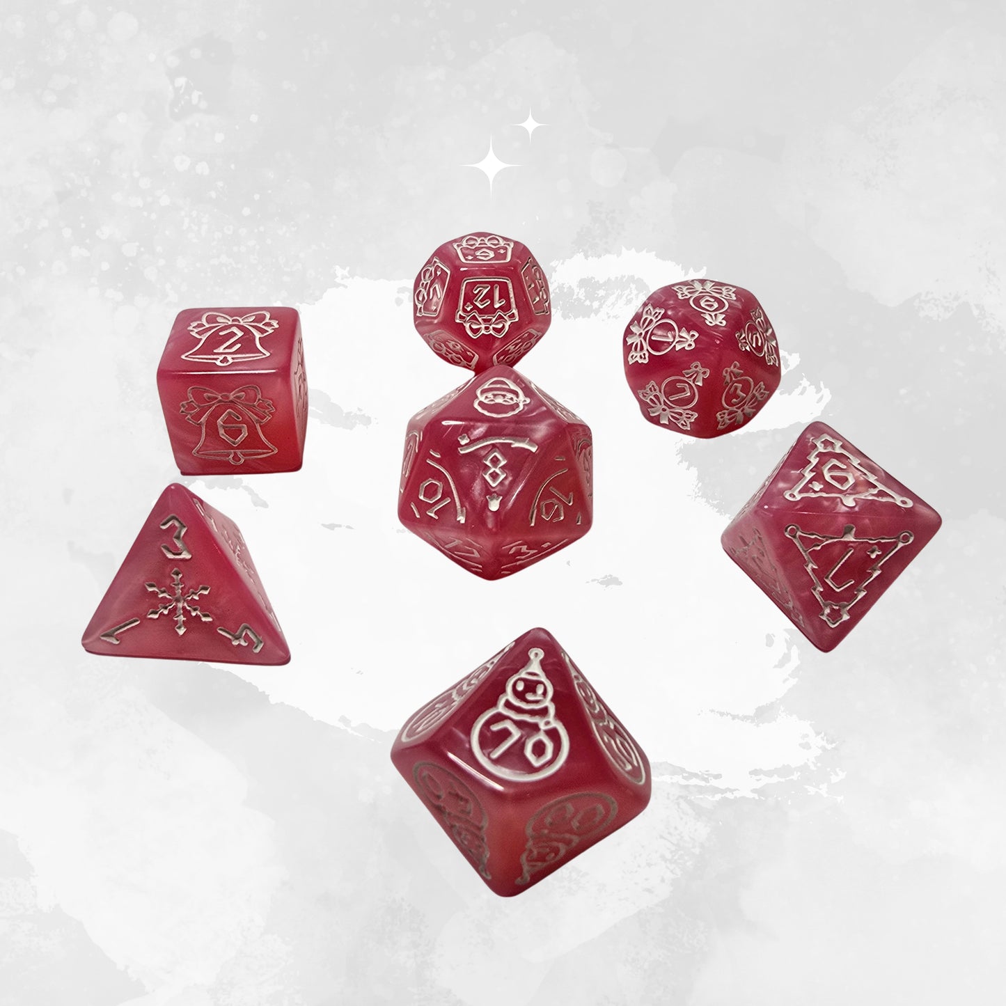 Snowspell Frp Zar Seti - DND, RPG Dice Set