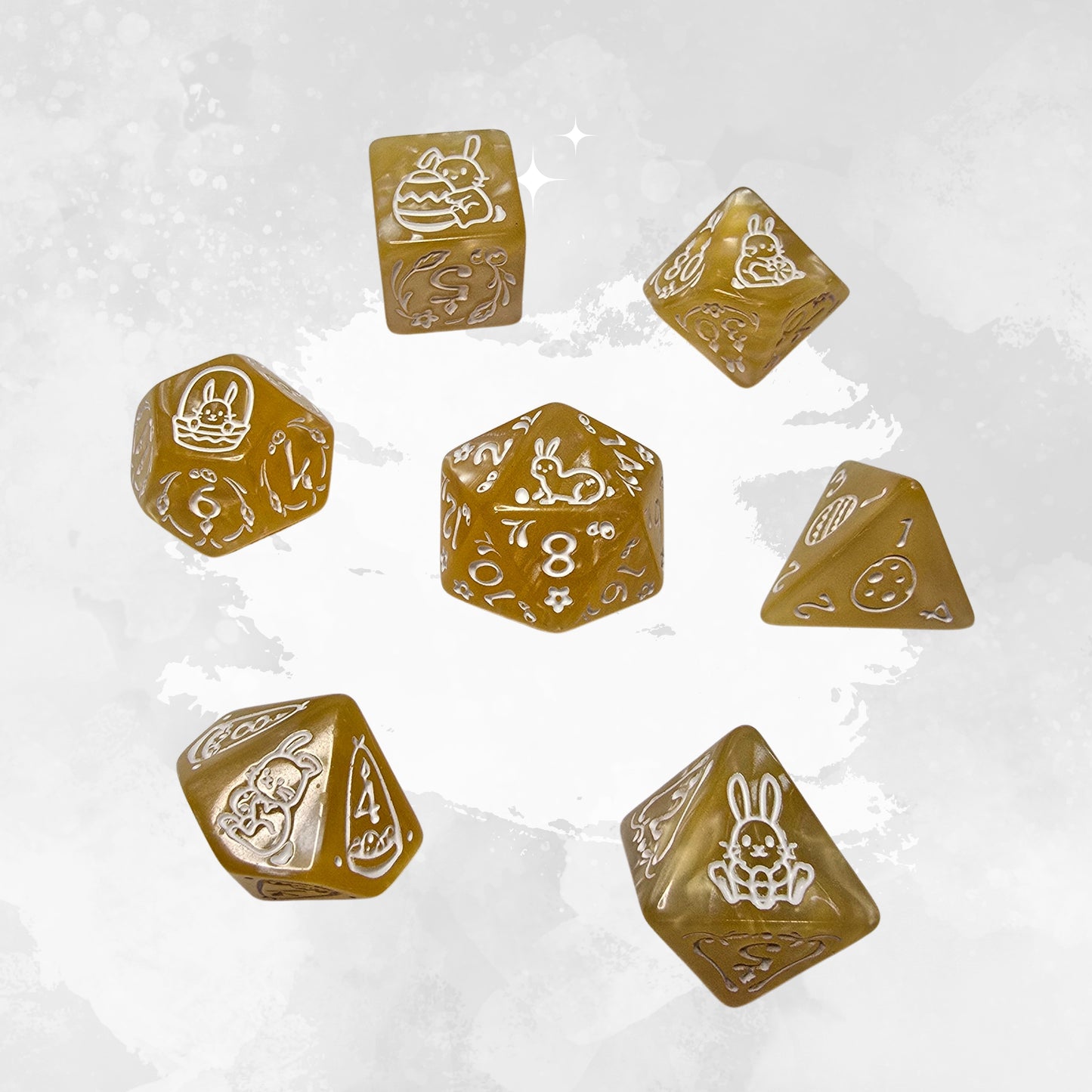 Honey Bunny Zar Seti – DND, RPG Dice Set