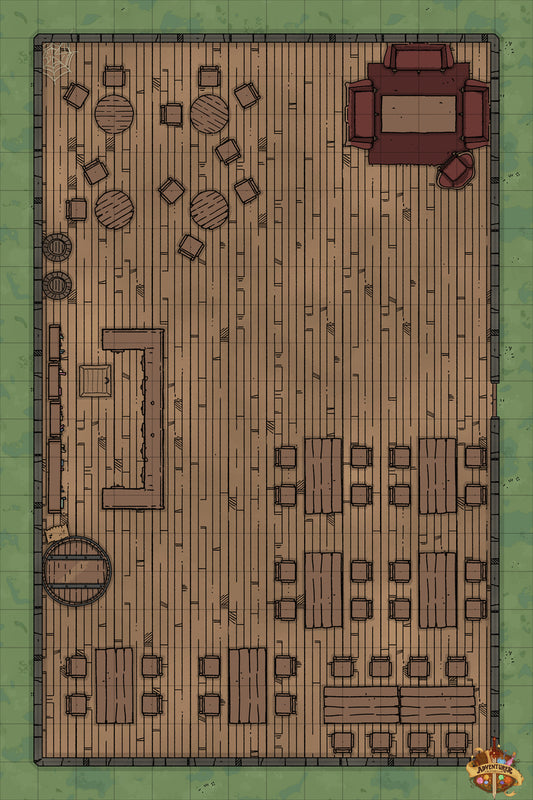 Battle Mat Tavern-Plain