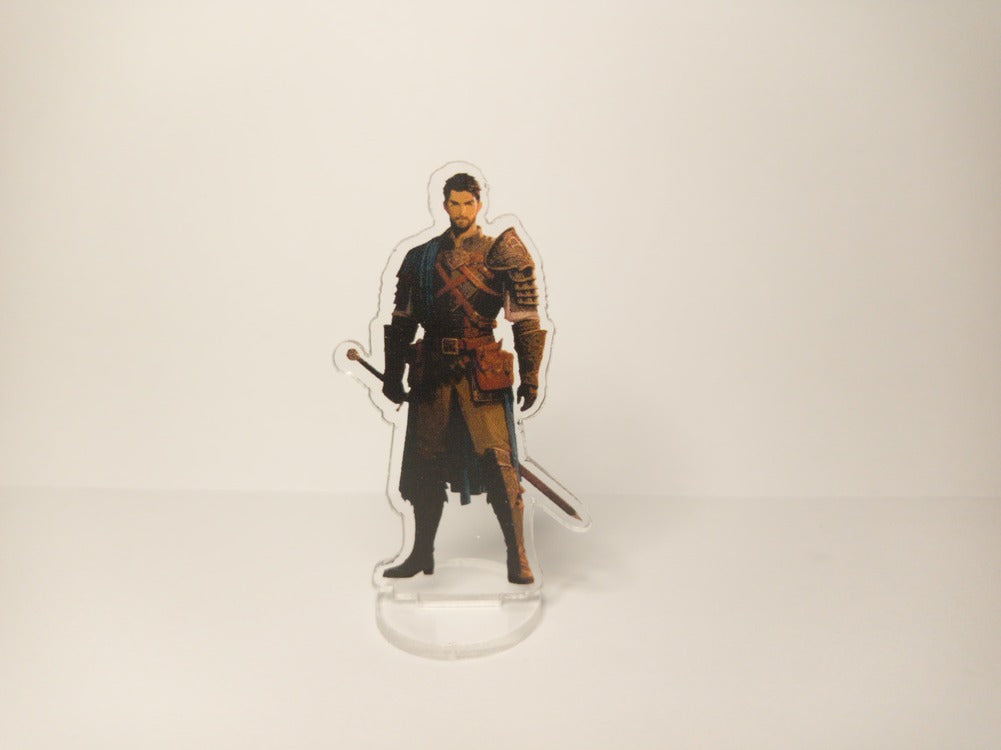 Warrior Male FRP DnD RPG Figür