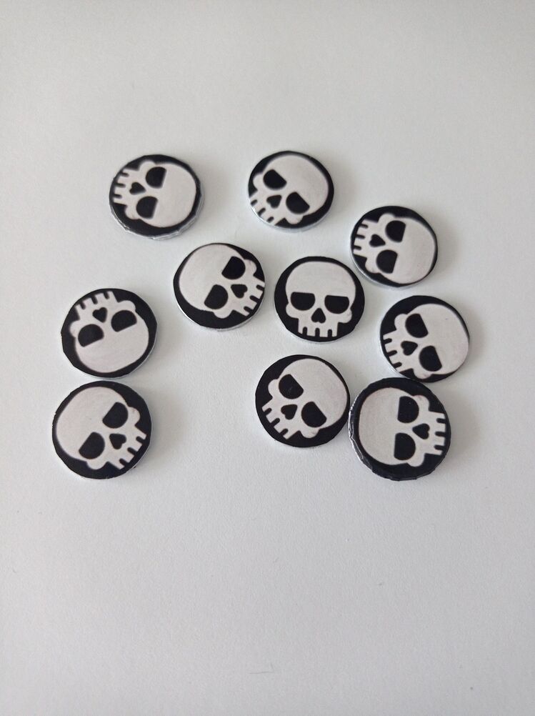 Metal Token 10 adet