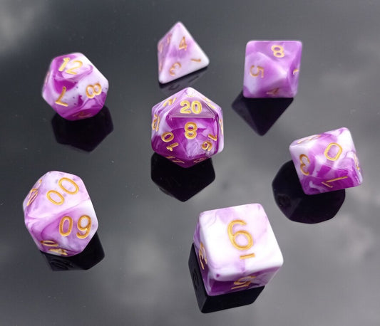 Mystic Mirage Dice Set DnD FRP RPG Zar Seti