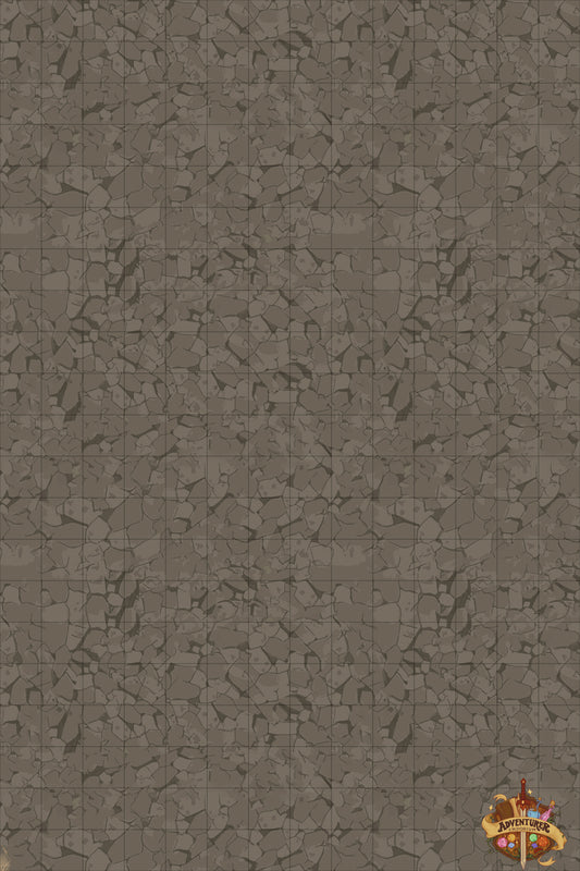 Battle Mat plain-Rock