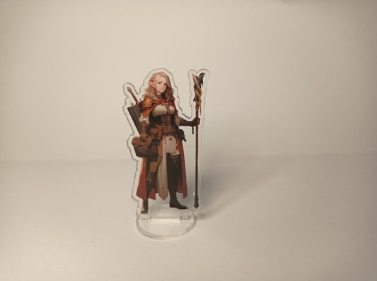 Wizard/Sorcerer Female FRP DnD RPG Figür
