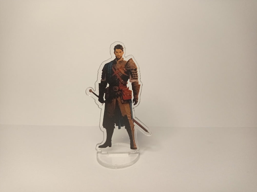 Warrior Male FRP DnD RPG Figür