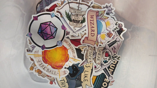 Karışık Sticker Paketi 10 adet