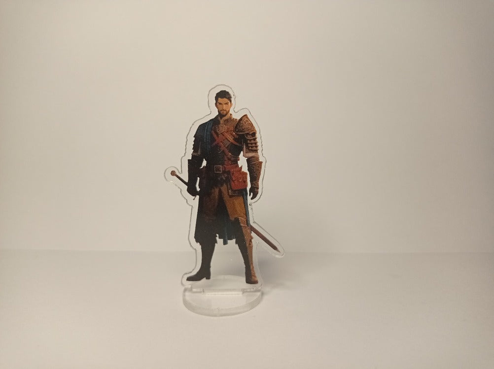 Warrior Male FRP DnD RPG Figür