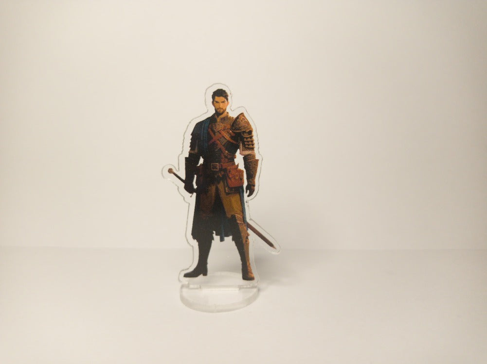 Warrior Male FRP DnD RPG Figür
