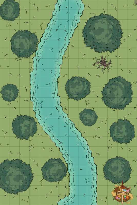 Battle Mat River-Plain