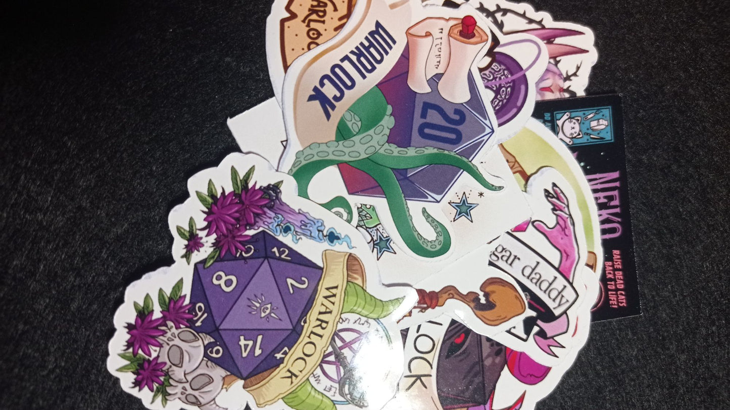 Warlock Sticker Seti