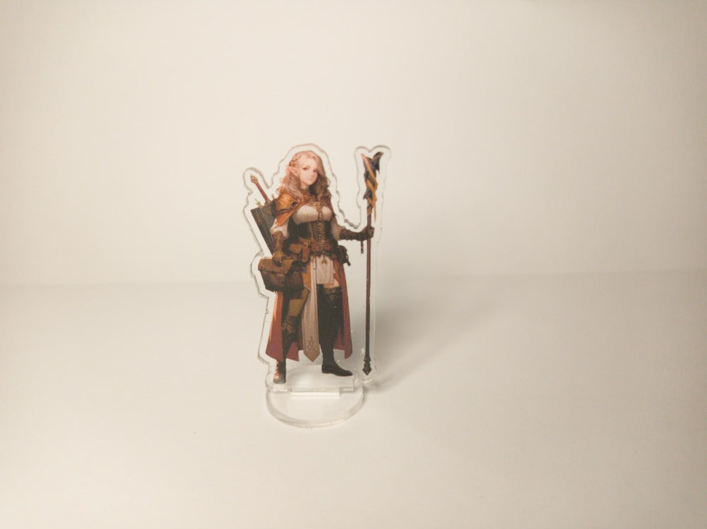 Wizard/Sorcerer Female FRP DnD RPG Figür