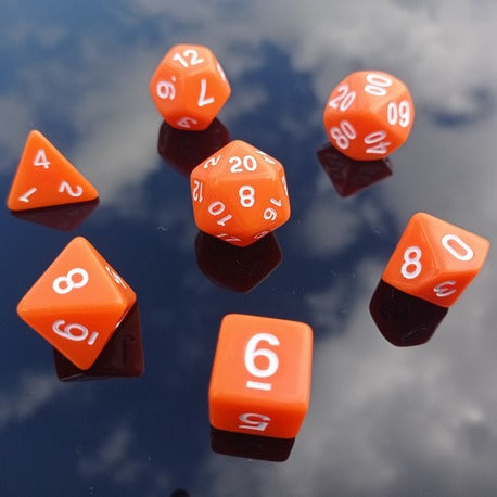 Inferno Blaze Dice Set DnD FRP RPG Zar Seti