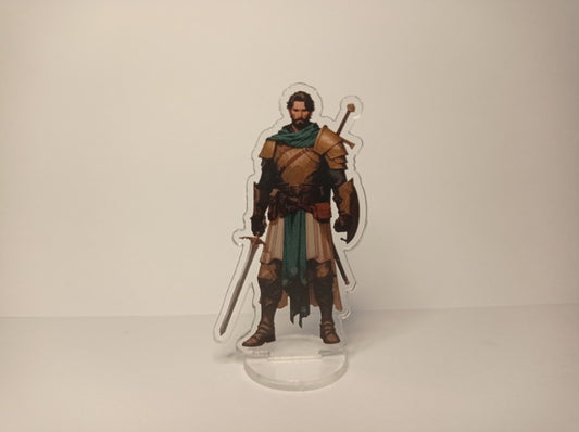 Fighter/Paladin Male FRP DnD RPG Figür