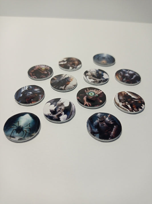 Monster Pack Token Seti (12'li – Karışık)