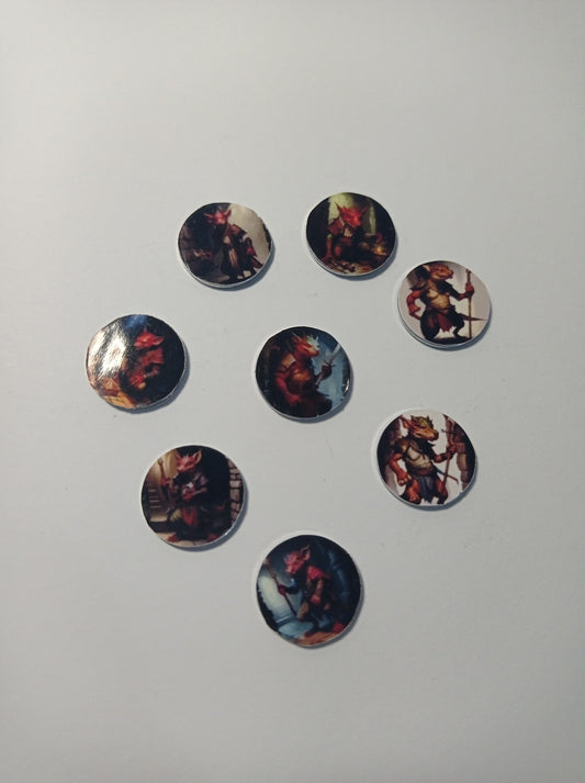 Kobold Düşman Token Seti (8’li)