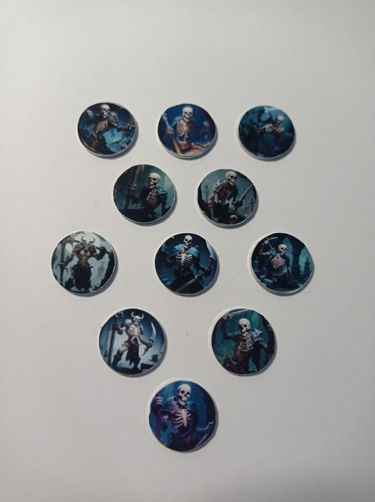 Skeleton Token Seti 11'li