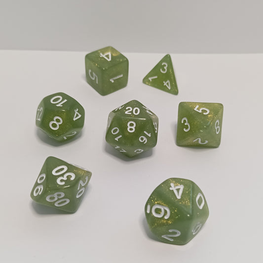 Doğa’nın Işıltısı Zar Seti - DND, RPG ve FRP Masaüstü Oyun Zarları