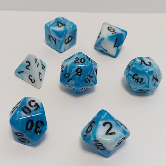 Buz Kristali Zar Seti - DND, RPG ve FRP Masaüstü Oyun Zarları