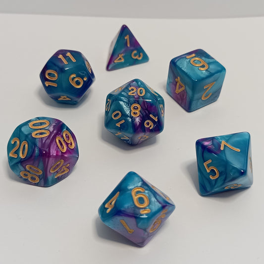 Efsunlu Zar Seti - DND, RPG ve FRP Masaüstü Oyun Zarları