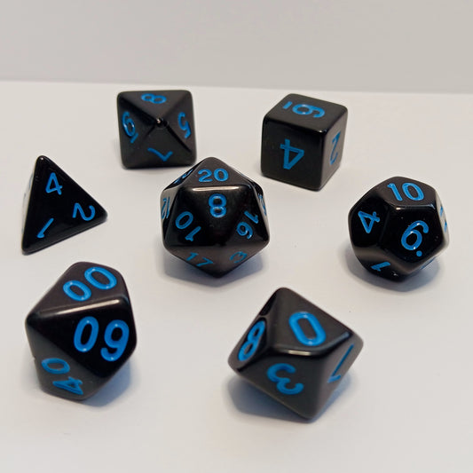 Gece Fısıltısı Zar Seti - DND, RPG ve FRP Masaüstü Oyun Zarları