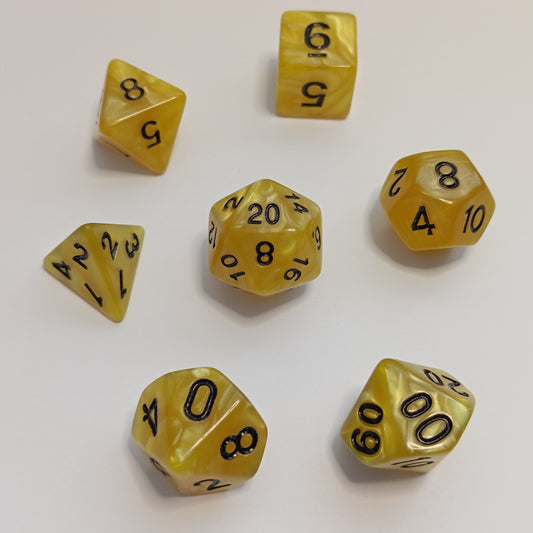 Güneş Parıltısı Zar Seti - DND, RPG ve FRP Masaüstü Oyun Zarları