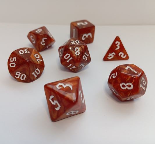 Eski Meşe Zar Seti - DND, RPG ve FRP Masaüstü Oyun Zarları