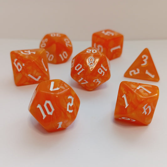 Gün Doğumu Zar Seti - DND, RPG ve FRP Masaüstü Oyun Zarları