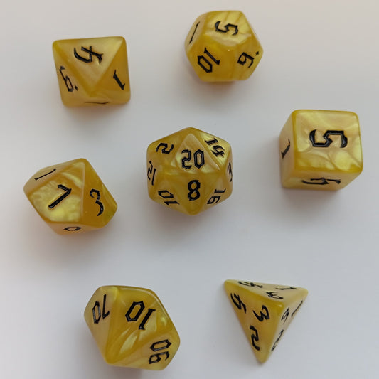 Altın Şafak Zar Seti - DND, RPG ve FRP Masaüstü Oyun Zarları