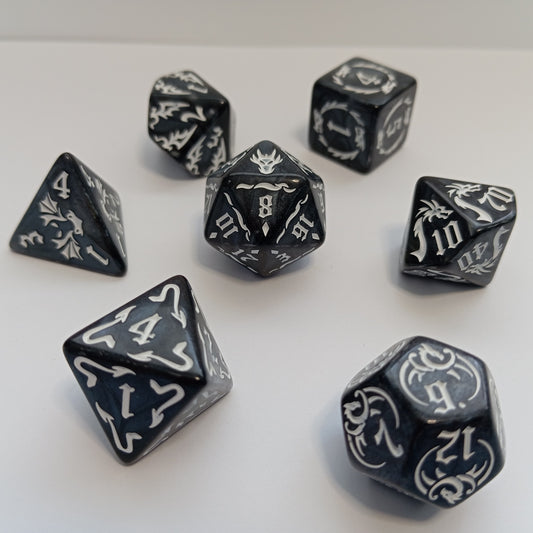 Kadim Gölgele Zar Seti - DND, RPG ve Masaüstü Oyun Zarları