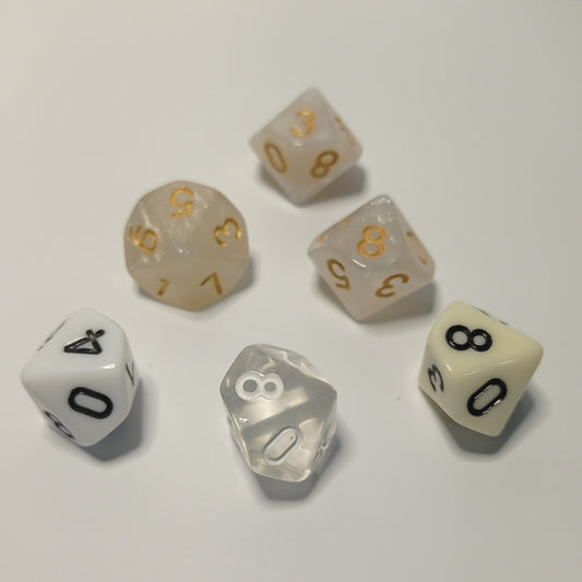 Ay Işığı Kehanetleri - 6’lı d10 Zar Seti - DND, RPG ve Masaüstü Oyun Zarları