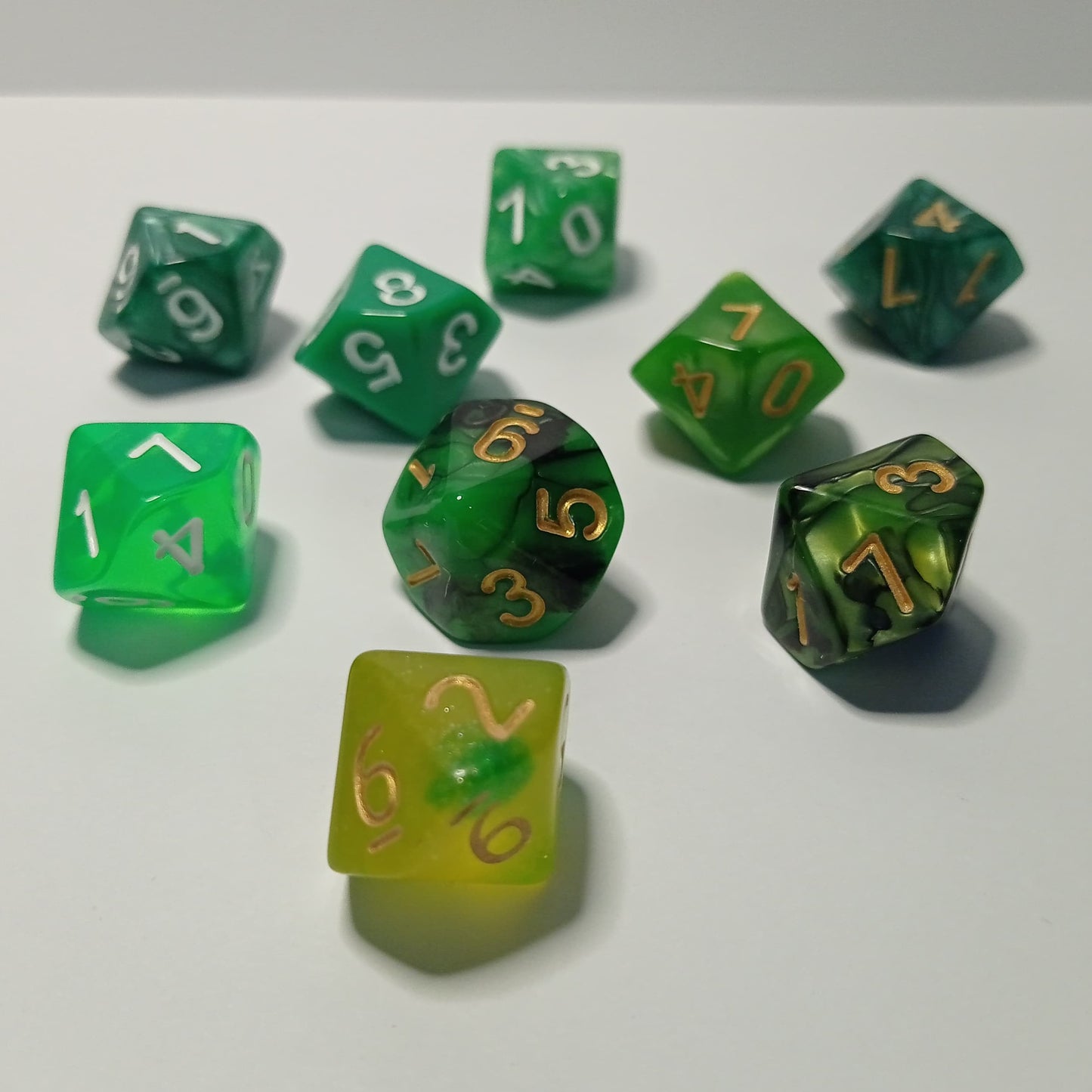 Doğa Kehanetleri - 9’lu d10 Zar Seti - DND, RPG ve Masaüstü Oyun Zarları