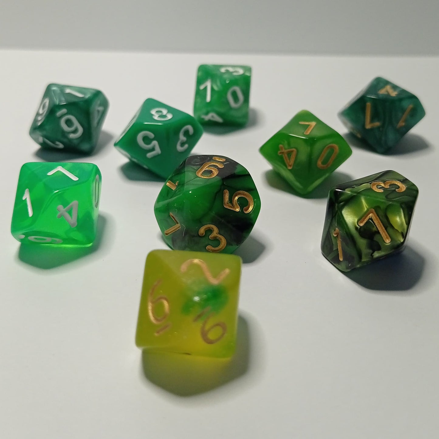 Doğa Kehanetleri - 9’lu d10 Zar Seti - DND, RPG ve Masaüstü Oyun Zarları