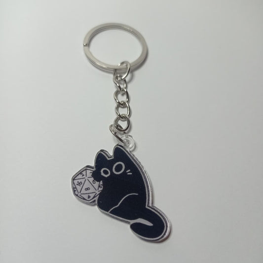 Cat Dice Anahtarlık