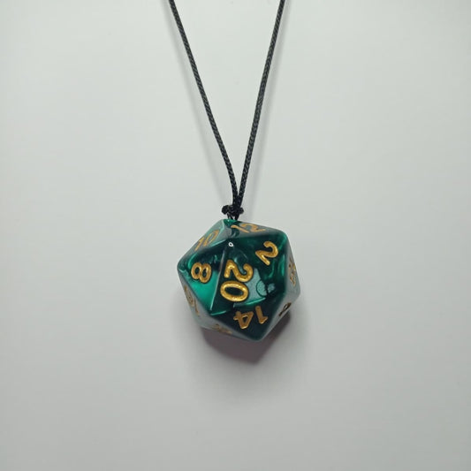 Green Enchant Dice Kolye