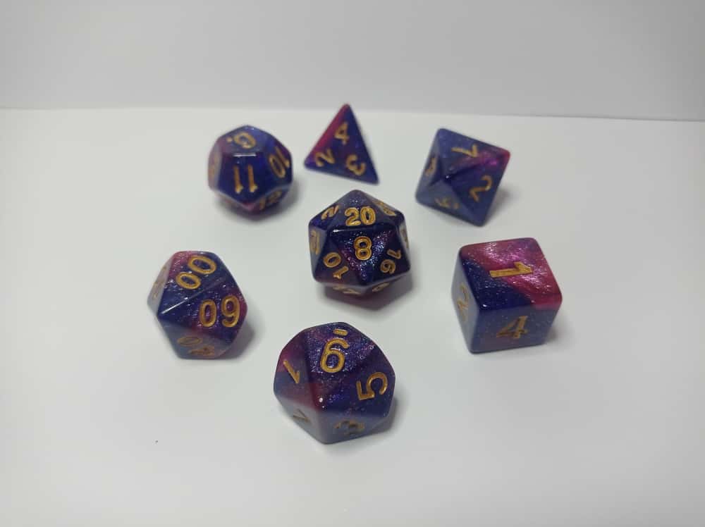 Twilight Bloom Zar Seti - DND, RPG ve Masaüstü Oyun Zarları