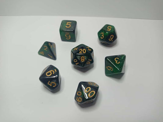Emerald Shadow Zar Seti - DND, RPG ve Masaüstü Oyun Zarları