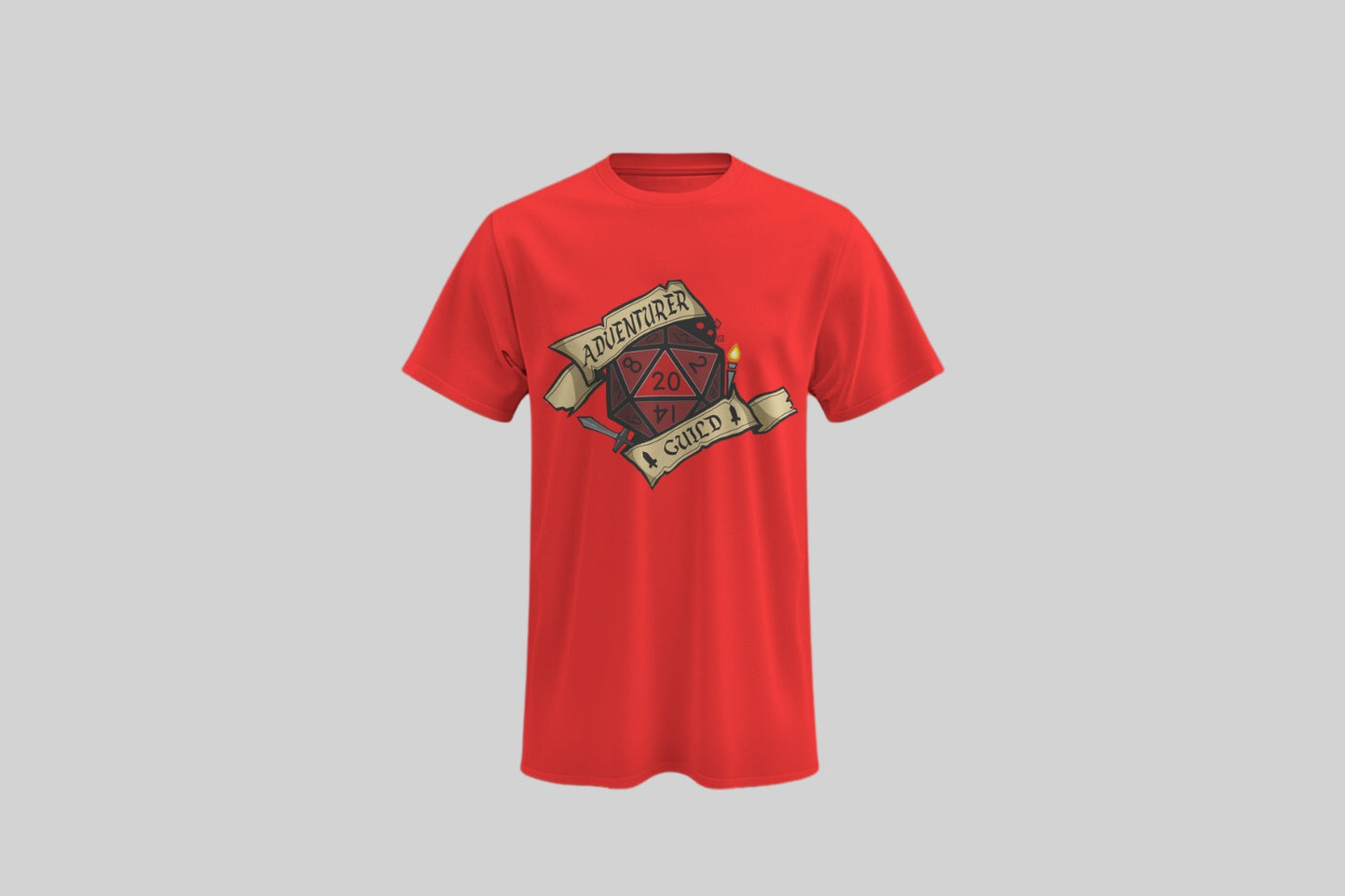 Kırmızı Adventurer Guild Tshirt