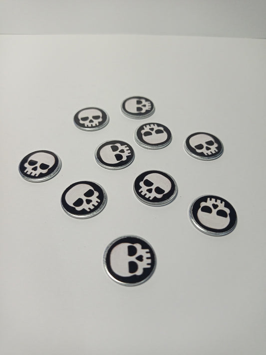 Metal Token Seti (10'lu – 1.6 cm)