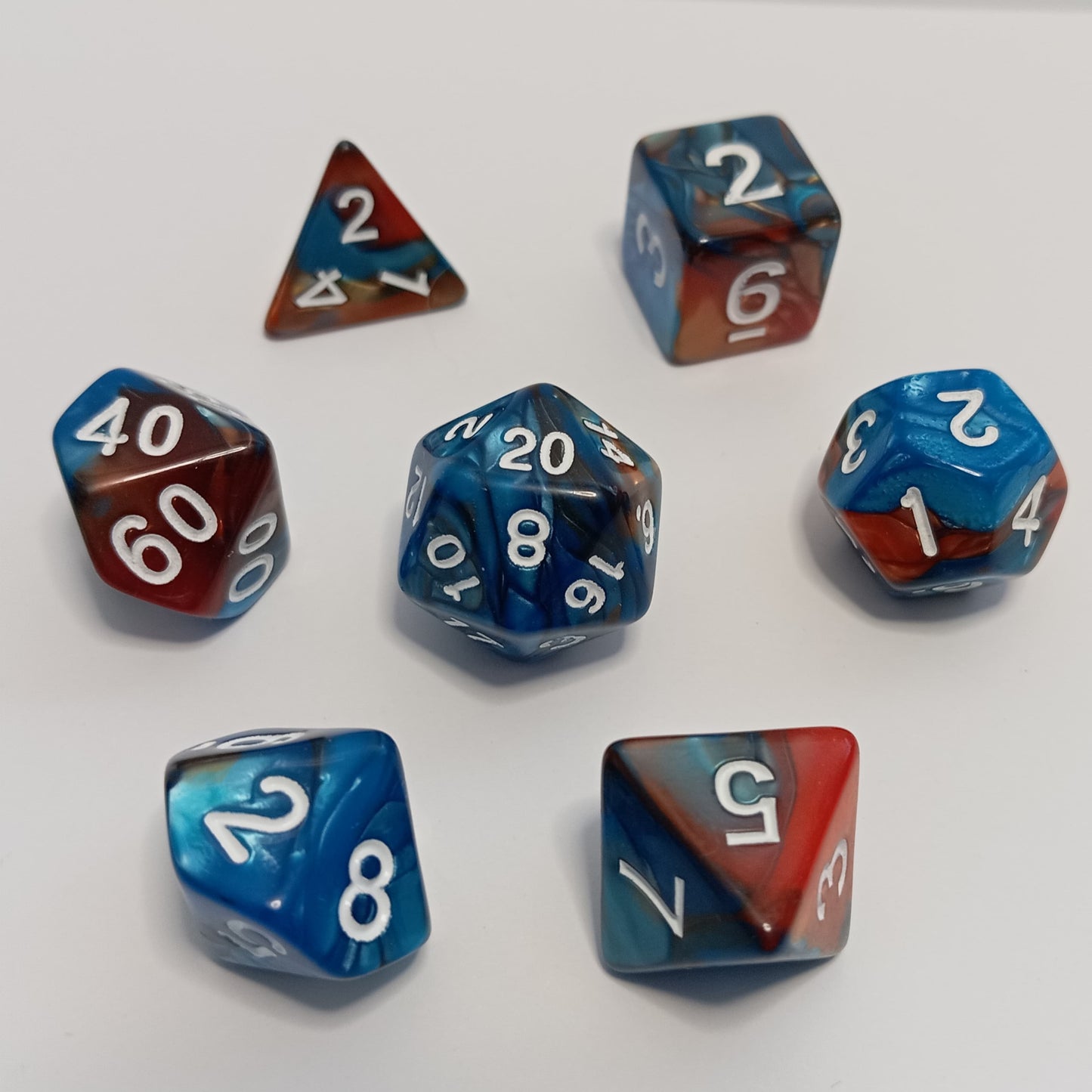 Toprak ve Gökyüzü Zar Seti - DND, RPG ve FRP Masaüstü Oyun Zarları