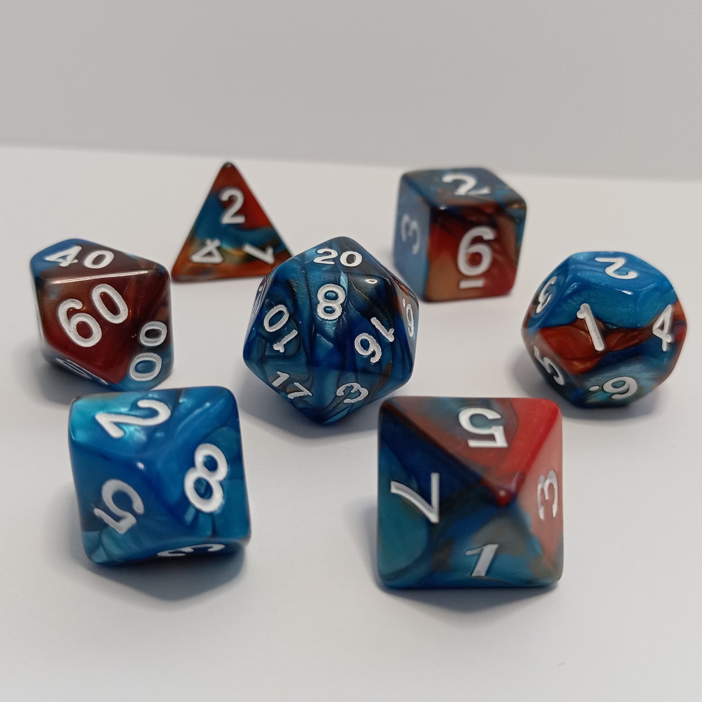 Toprak ve Gökyüzü Zar Seti - DND, RPG ve FRP Masaüstü Oyun Zarları